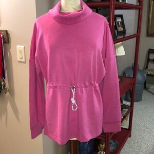 ANRABESS Womens NWT Luxe Tunic Cozy Long Sleeve Casual Loose drawstring Medium